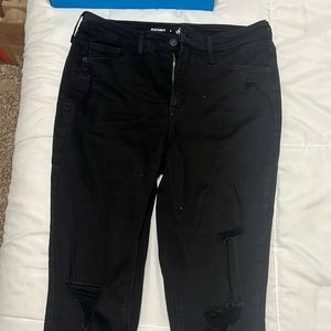 Old navy high waisted distressed jeans
